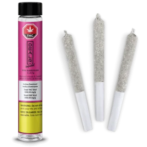 Dealr Infused – Pink Bubblegum Infused Pre-Rolls – 1.5g
