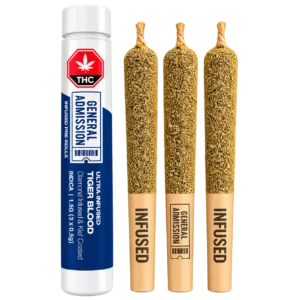 General Admission – Tiger Blood 3 x 0.5g Infused PreRolls