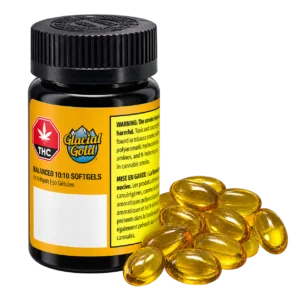 Glacial Gold – Balanced 10:10 Softgels 100-Pack – 34.5g