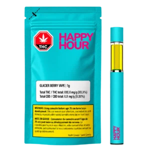 Happy Hour – Glacier Berry Disposable Vape – 1g