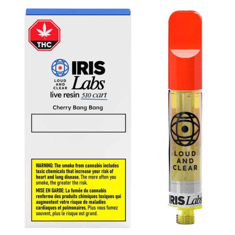 Iris Labs – Cherry Bang Bang Live Resin 510 Thread Cartridge – 1g