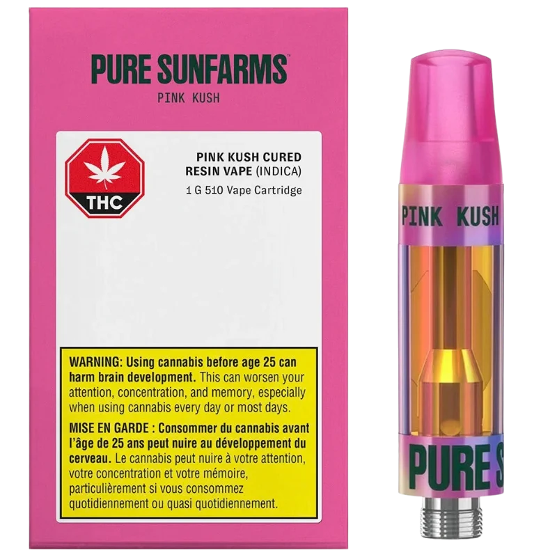 Pure Sunfarms – Pink Kush Cured Resin Vape – 1g