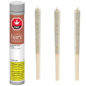 Simply Bare Organic – Bc Organic Velvet Octane Pre-Rolls Lto – 1.5g