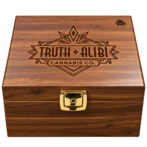 Truth & Alibi – Dark Wood Stash Box