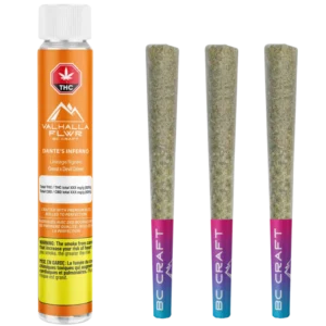 Valhalla Flwr – Dante’S Inferno Pre-Rolls – 1.5g