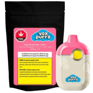 Voxpuffz – Tango Strawmango Rechargeable All-In-One Vape – 1.2g