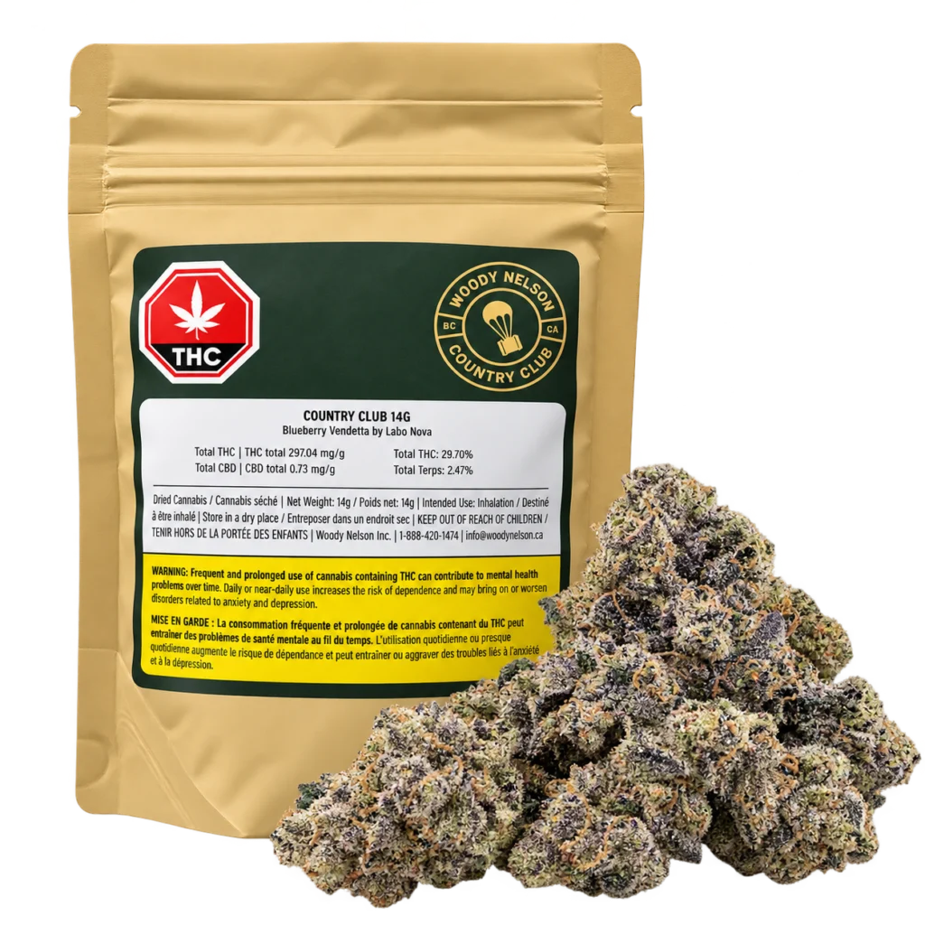 Woody Nelson Country Club – Blueberry Vendetta Lto – 14g