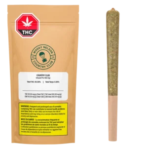 Woody Nelson – Country Club Pre-Roll Infused With Bubble Hash (ROTATIONAL) – 1g